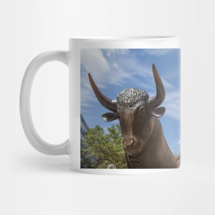 Bull, Stock Exchange, Frankfurt Mug